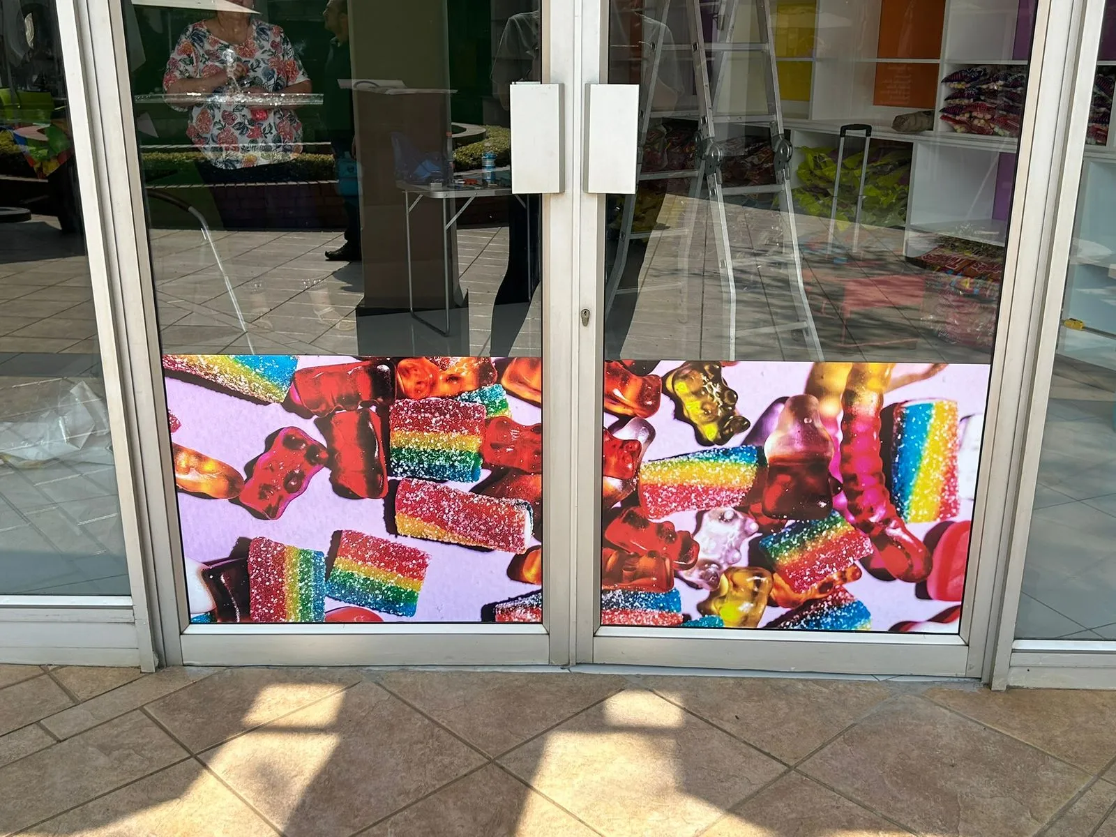 Sweetoria candy window display