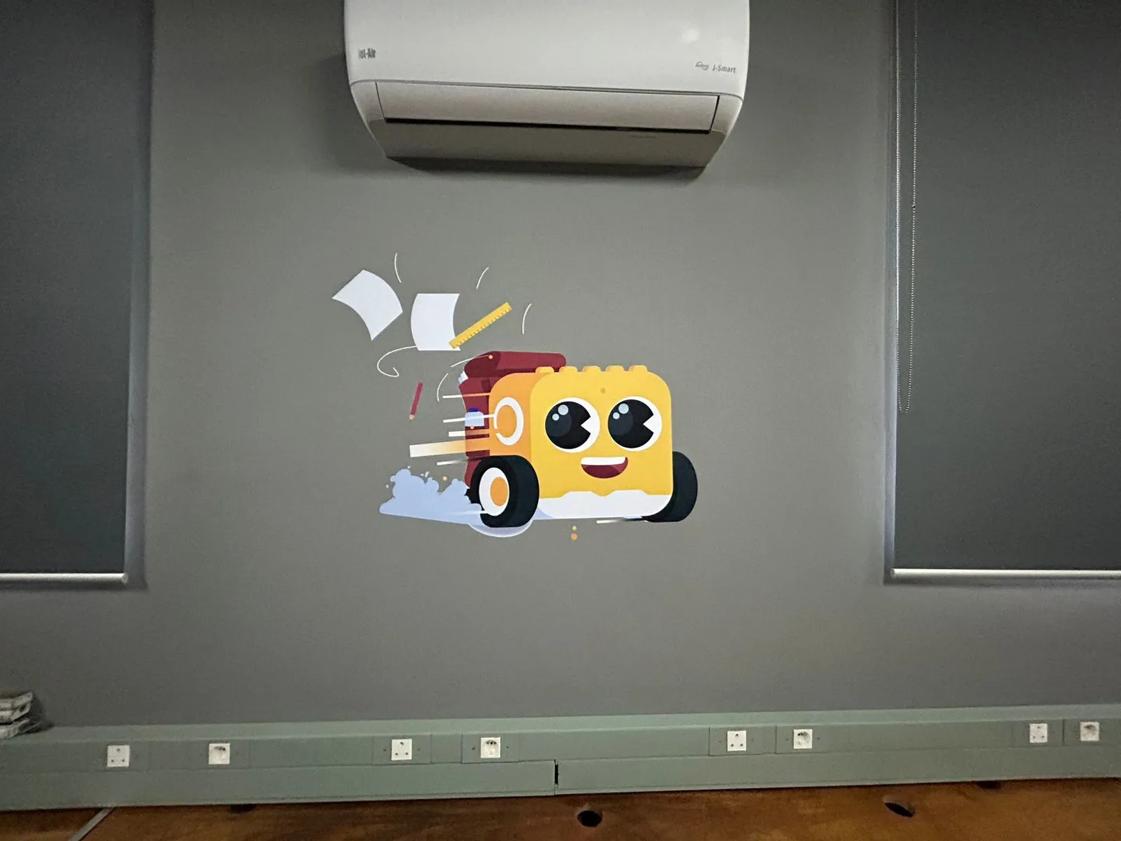 LEGO character wall decal